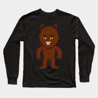 Pixel Monster Werewolf Long Sleeve T-Shirt